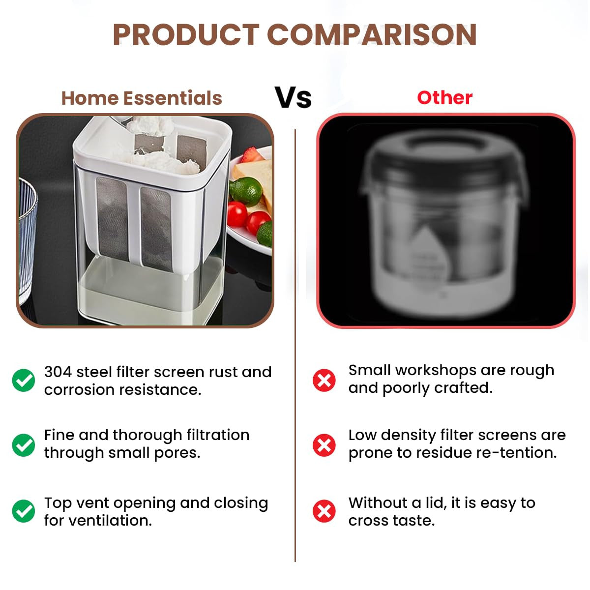 1100ML YOGURT STRAINER