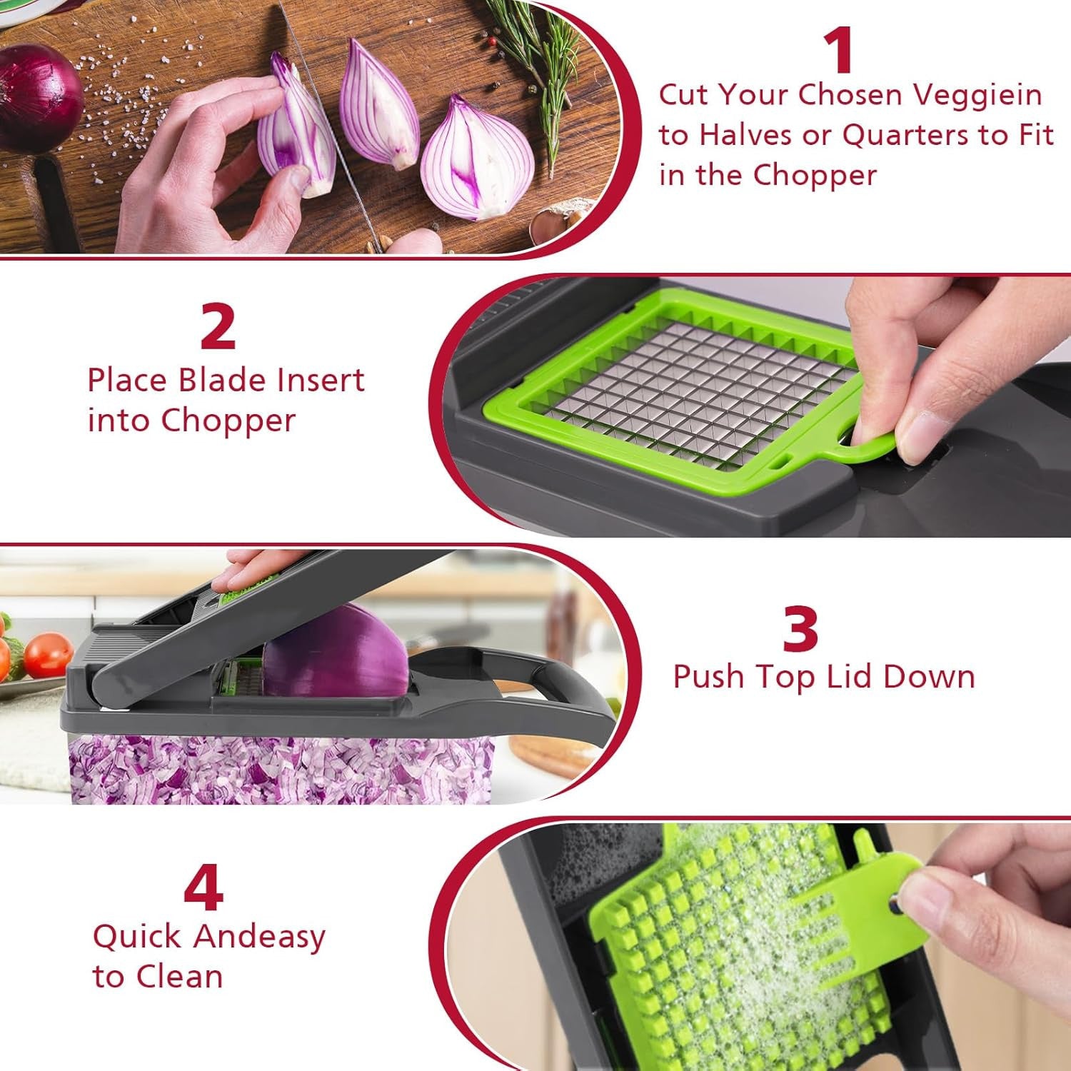 16 IN 1 VEGETABLE CHOPPER