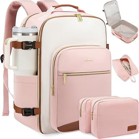 LARGE TRAVEL BACKPACK FOR WOMEN & MEN, 40L CARRY ON BACKPACK FOR AIRPLANES