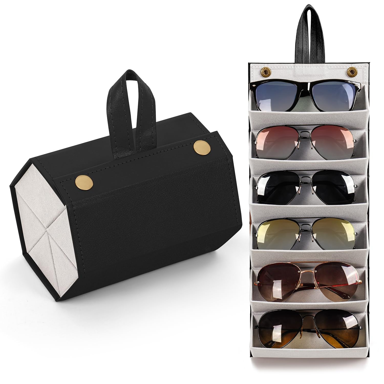 6 Slots Sunglasses Organizer Box