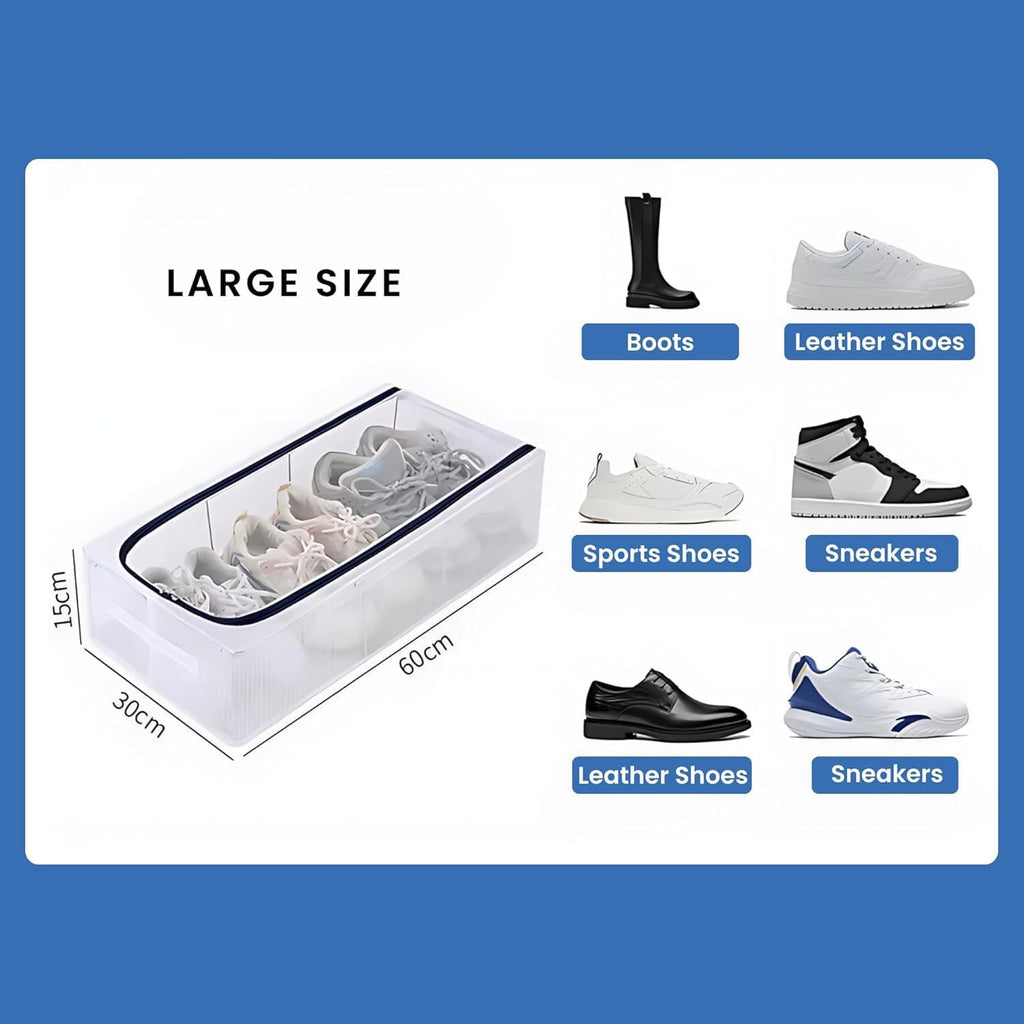 27L TRANSPARENT SHOES STORAGE BAG