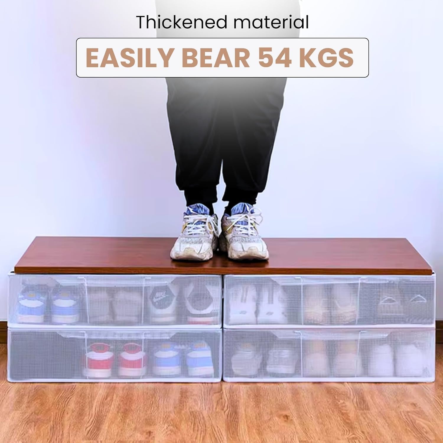 27L TRANSPARENT SHOES STORAGE BAG