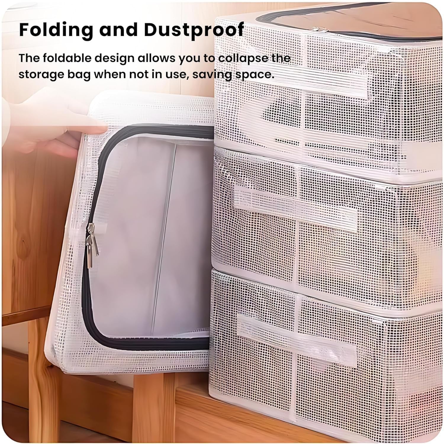 27L TRANSPARENT SHOES STORAGE BAG