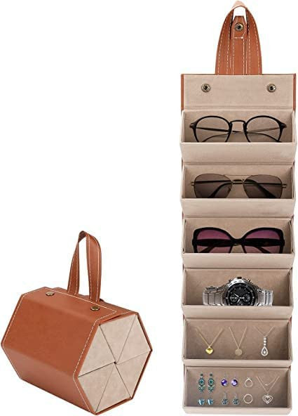 6 Slots Sunglasses Organizer Box