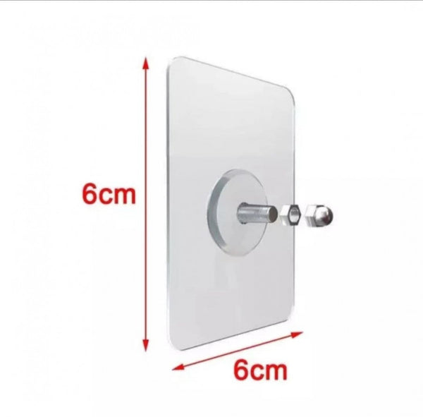 SCREW STICKER WALL HOOK (PACK OF 10)