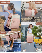 LARGE TRAVEL BACKPACK FOR WOMEN & MEN, 40L CARRY ON BACKPACK FOR AIRPLANES