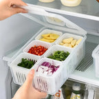 6 GRID FRIDGE STORAGE CONTAINER