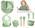 SILICONE BABY FEEDING SET