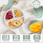 SILICONE BABY FEEDING SET