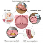 SILICONE BABY FEEDING SET
