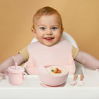 SILICONE BABY FEEDING SET