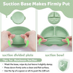 SILICONE BABY FEEDING SET
