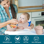 SILICONE BABY FEEDING SET