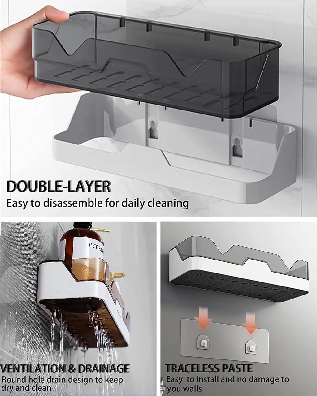 BATHROOM SHELF ORGANIZER