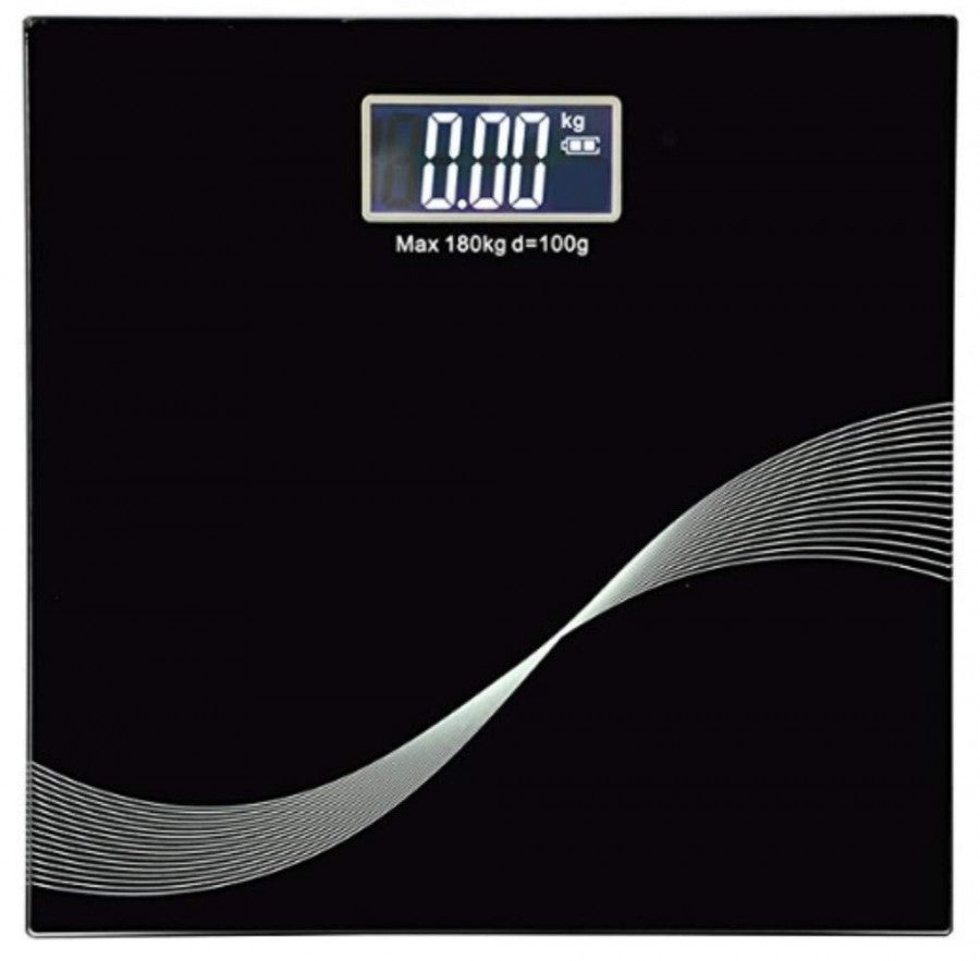 BLACK BATHROOM DIGITAL SCALE