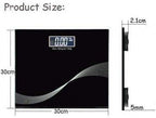 BLACK BATHROOM DIGITAL SCALE