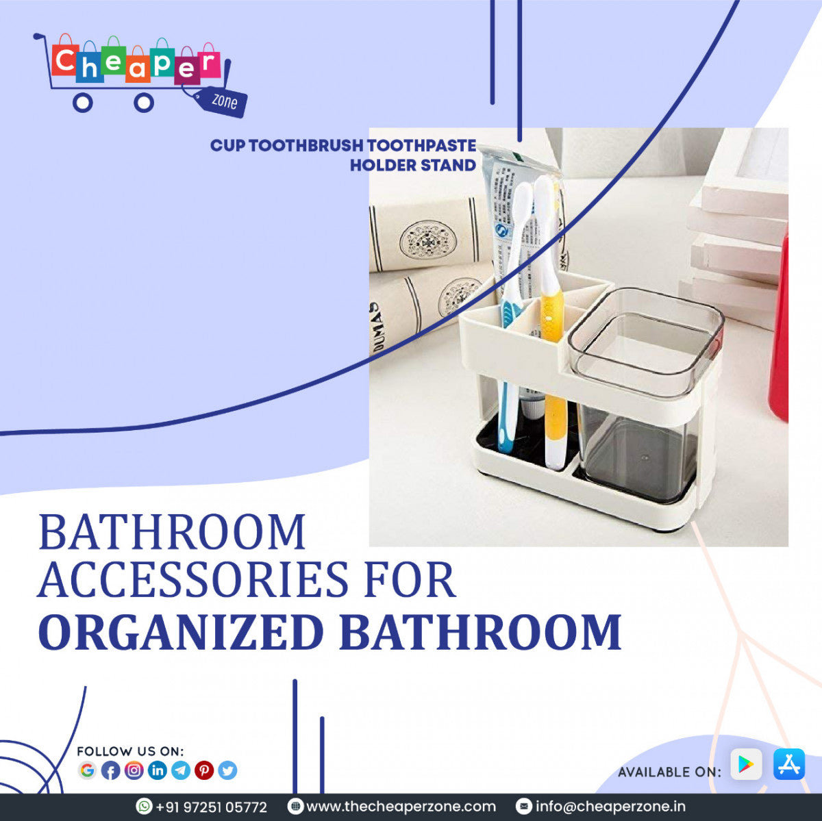 CUP TOOTHPASTE HOLDER