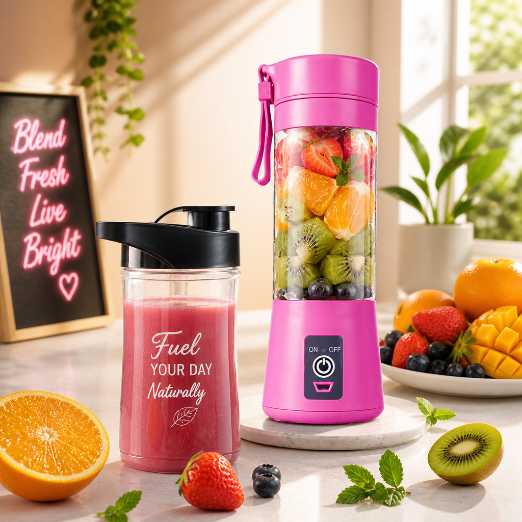 FRESH PULSE PORTABLE  MINI BLENDER & TRAVEL MIXER