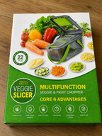 22 in 1 Vegetable Chopper with Container & Interchangeable Blades
