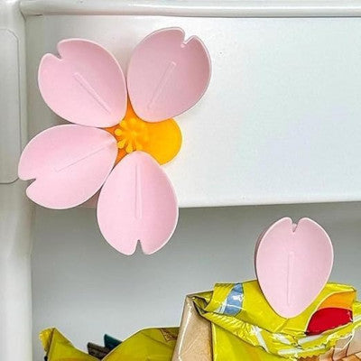 FLOWER MAGNETIC FOOD CLIPS