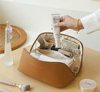 LEATHER COSMATIC BAG