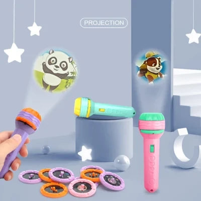 MINI PROJECTOR FLASHLIGHT TOY (3 SLIDE)