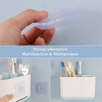 PLASTIC WATERPROOF MAGIC MALE FEMALE WALL STICKER HOOK (20 Pcs)