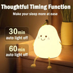 SILICONE PEAR NIGHT LIGHT