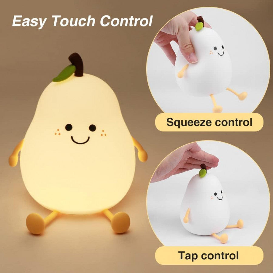 SILICONE PEAR NIGHT LIGHT