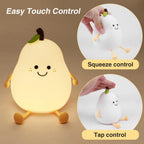 SILICONE PEAR NIGHT LIGHT