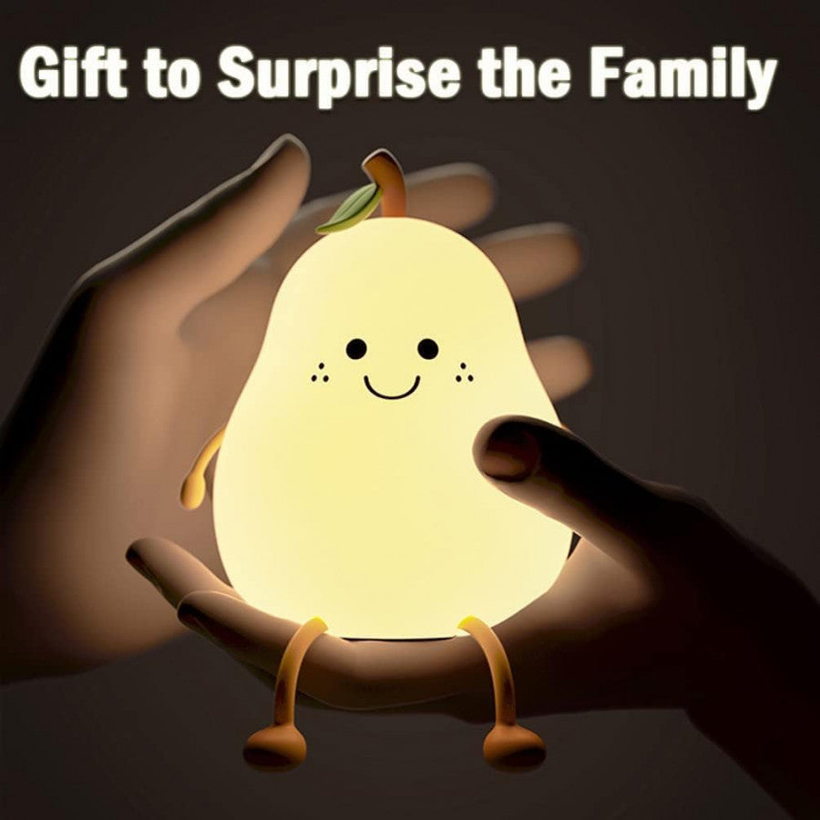 SILICONE PEAR NIGHT LIGHT