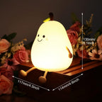 SILICONE PEAR NIGHT LIGHT