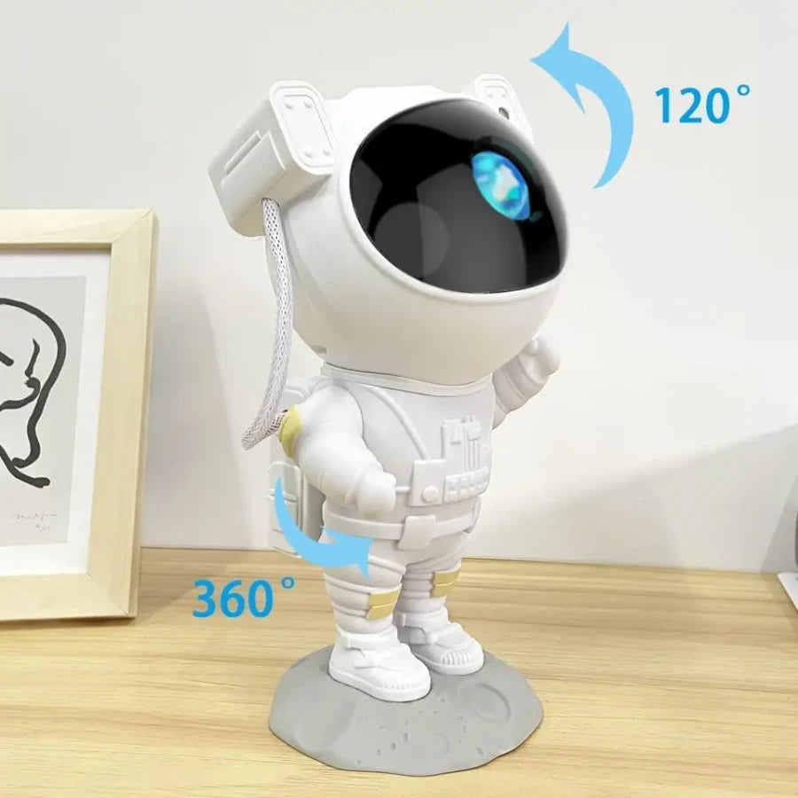 USB ASTRONAUT GALAXIES NIGHT PROJECTOR LIGHT ROBOT
