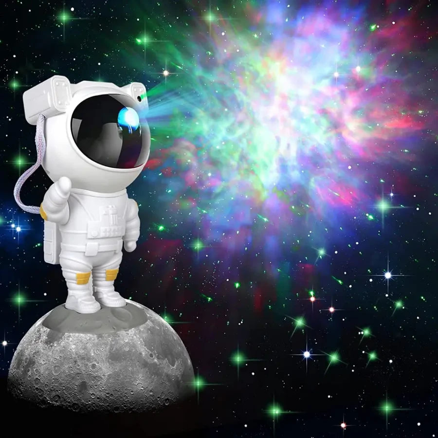 USB ASTRONAUT GALAXIES NIGHT PROJECTOR LIGHT ROBOT