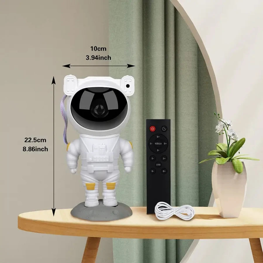 USB ASTRONAUT GALAXIES NIGHT PROJECTOR LIGHT ROBOT