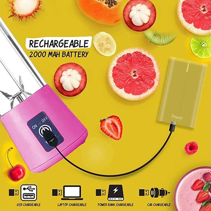 FRESH PULSE PORTABLE  MINI BLENDER & TRAVEL MIXER