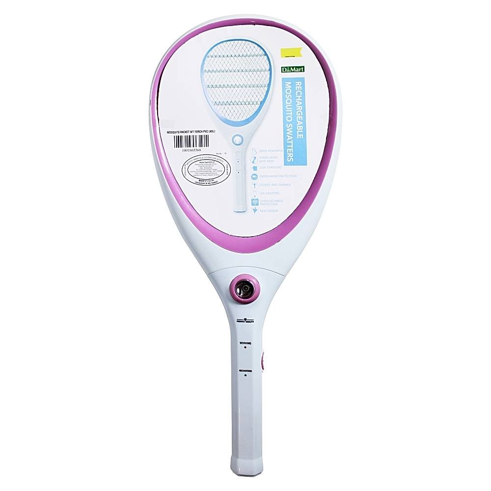 PREMIUM QUALITY ELECTRIC MOSQUITO RACKET - FAST MOSQUITO KILLER FOR INDOOR & OUTDOOR