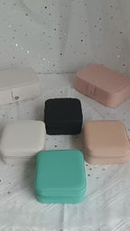 MINI JEWELLERY TRAVEL LEATHER CASE