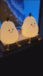 SILICONE PEAR NIGHT LIGHT