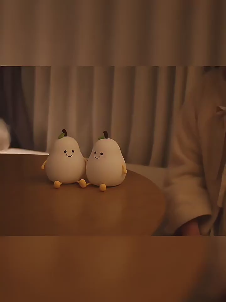 SILICONE PEAR NIGHT LIGHT