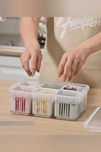 6 GRID FRIDGE STORAGE CONTAINER