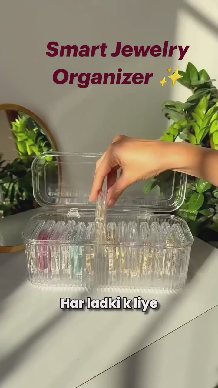 ACRYLIC JEWELRY ORGANIZER BOX SET