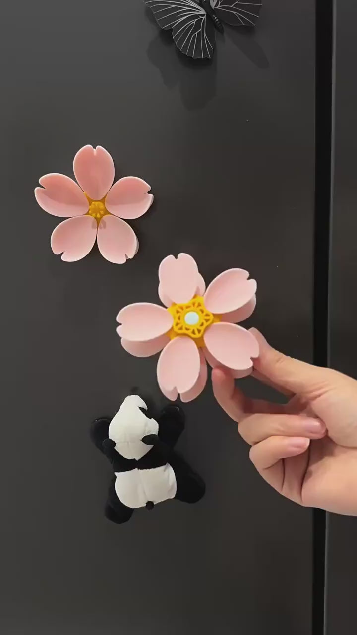 FLOWER MAGNETIC FOOD CLIPS